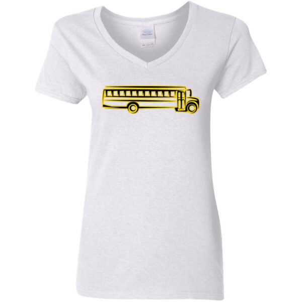 Skoolie Graphic G500VL Ladies' 5.3 oz. V-Neck T-Shirt
