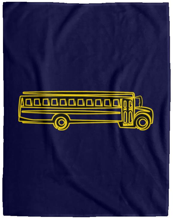 Skoolie Graphic VPL Cozy Plush Fleece Blanket - 60x80 - Image 11