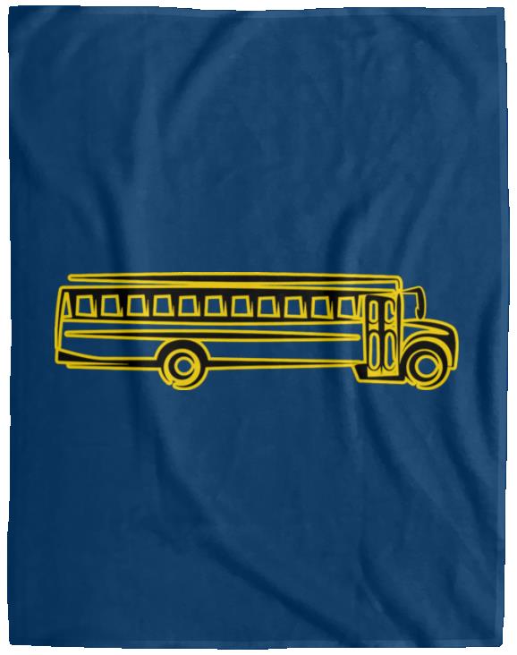 Skoolie Graphic VPL Cozy Plush Fleece Blanket - 60x80 - Image 16