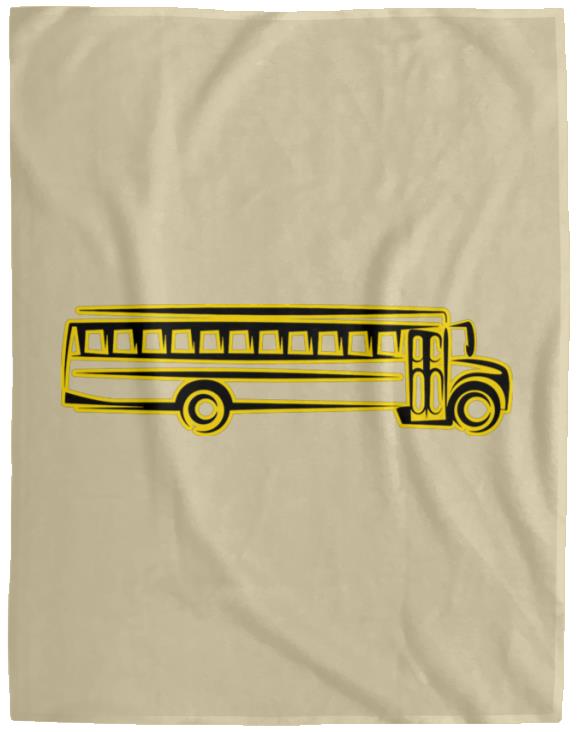 Skoolie Graphic VPL Cozy Plush Fleece Blanket - 60x80 - Image 17