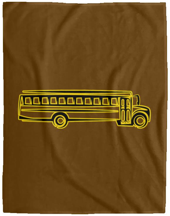 Skoolie Graphic VPL Cozy Plush Fleece Blanket - 60x80 - Image 4