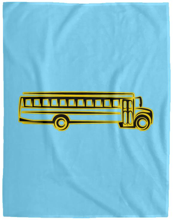Skoolie Graphic VPL Cozy Plush Fleece Blanket - 60x80 - Image 6