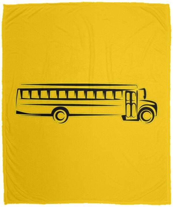 Skoolie Graphic VPM Cozy Plush Fleece Blanket - 50x60 - Image 2
