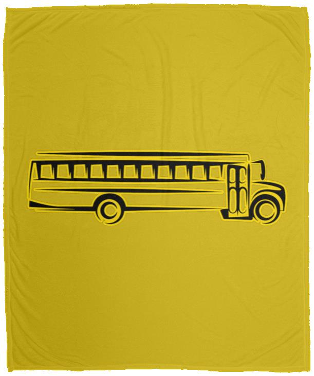 Skoolie Graphic VPM Cozy Plush Fleece Blanket - 50x60 - Image 12