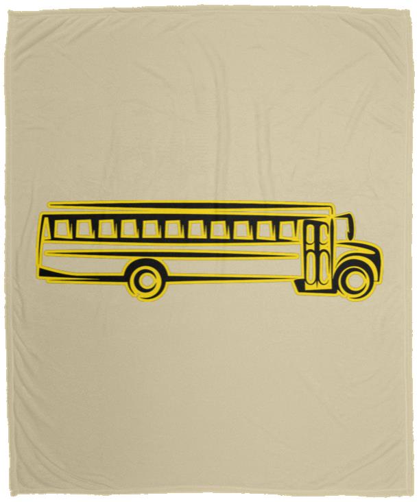 Skoolie Graphic VPM Cozy Plush Fleece Blanket - 50x60 - Image 17