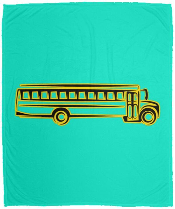 Skoolie Graphic VPM Cozy Plush Fleece Blanket - 50x60 - Image 18