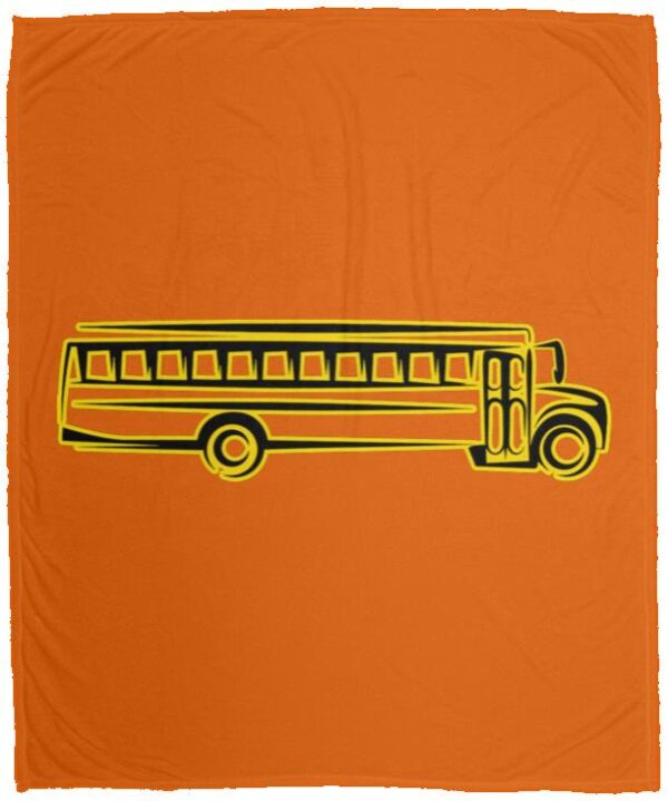 Skoolie Graphic VPM Cozy Plush Fleece Blanket - 50x60 - Image 5