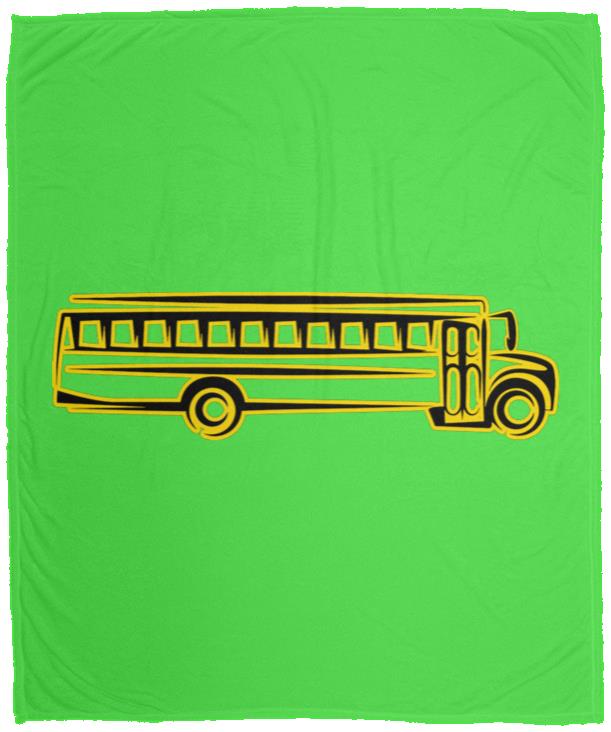 Skoolie Graphic VPM Cozy Plush Fleece Blanket - 50x60 - Image 9