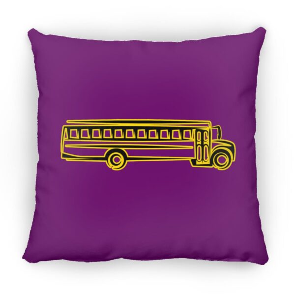 Skoolie Graphic ZP16 Medium Square Pillow - Image 17
