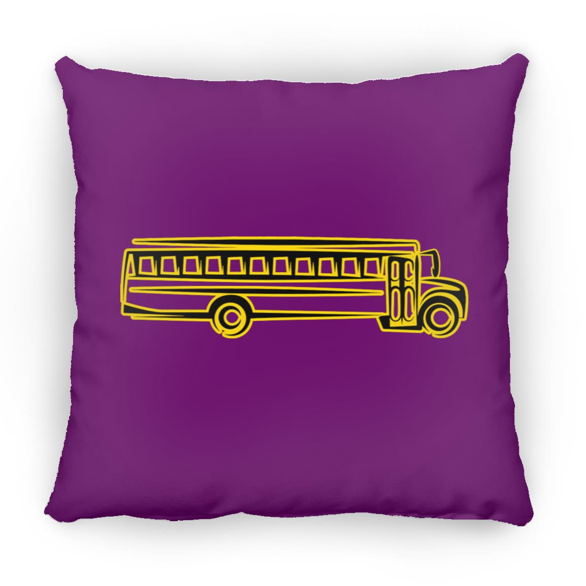 Skoolie Graphic ZP16 Medium Square Pillow - Image 17