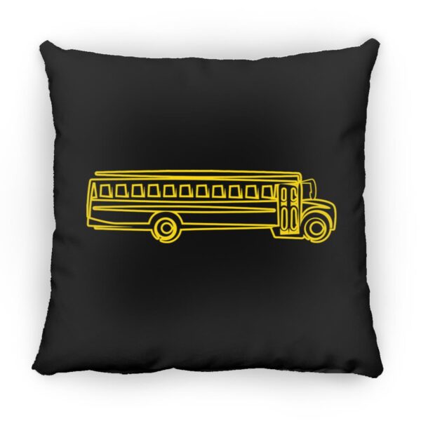 Skoolie Graphic ZP16 Medium Square Pillow - Image 3
