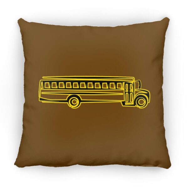 Skoolie Graphic ZP16 Medium Square Pillow - Image 4