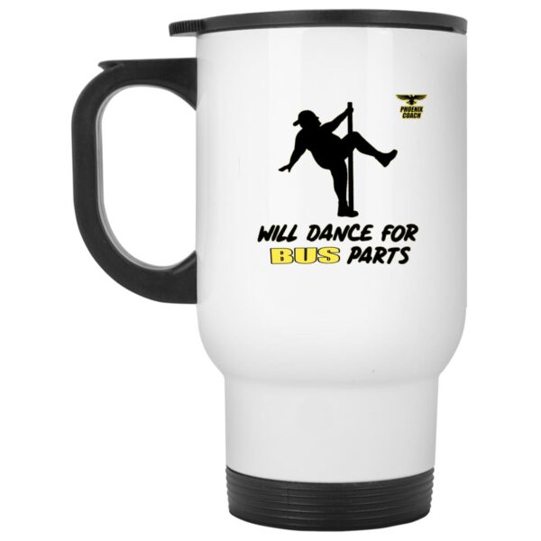 Bus Parts Dancer XP8400W White Travel Mug