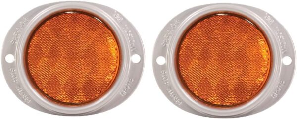 3" Lens 2-Hole Mounting Amber Reflectors Grote #40193